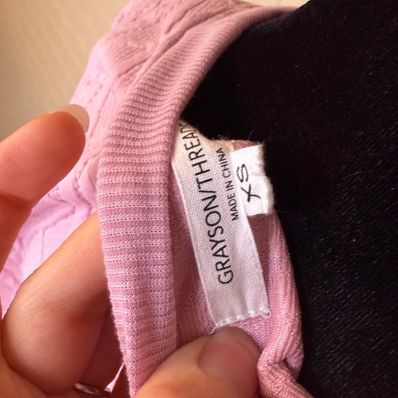 Grayson Threads Pink Santa Baby Oversized Holiday Sweater, Women’s Size XS - Picture 7 of 9